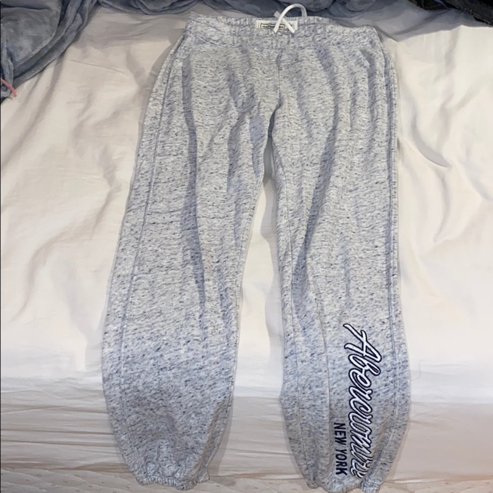 Abercrombie grey sweatpants.